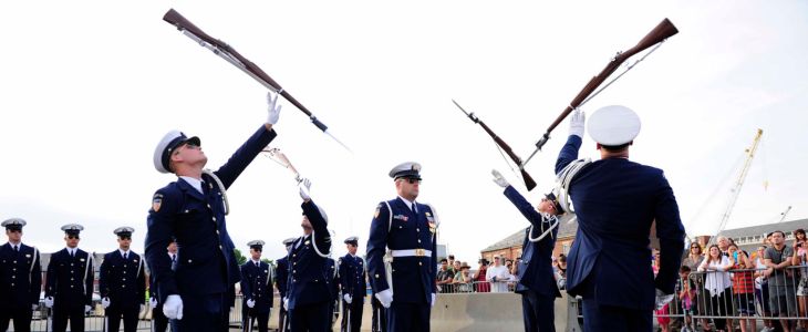 drill and ceremony in boston